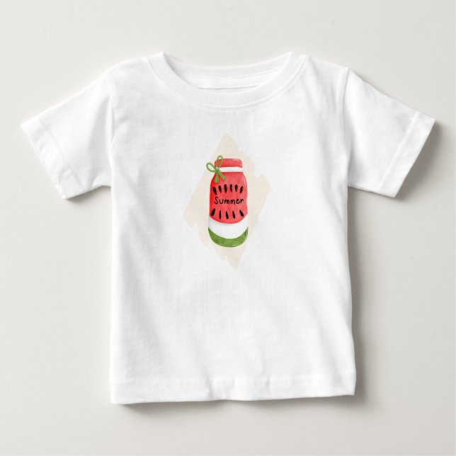 Camiseta Para Bebê Verão (Frente)