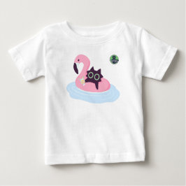 Camiseta Para Bebê Verão do Gato Legal - O Alaska Cat Cafe