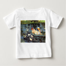 Camiseta Para Bebê Verão (por Mary Cassatt)