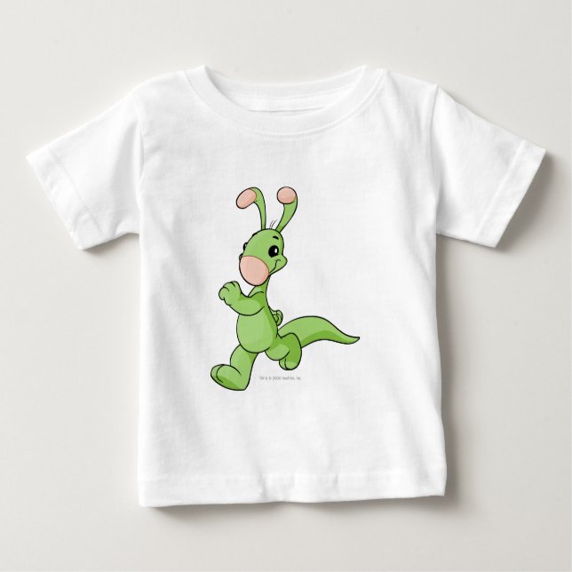 Camiseta Para Bebê Verde de Blumaroo (Frente)