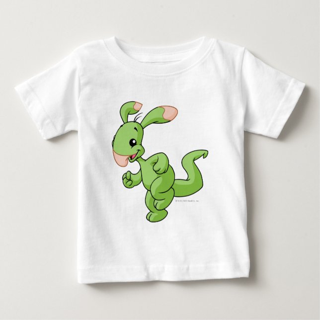 Camiseta Para Bebê Verde de Blumaroo (Frente)