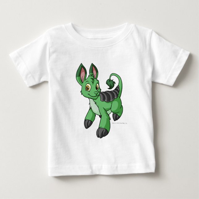 Camiseta Para Bebê Verde de Bori (Frente)