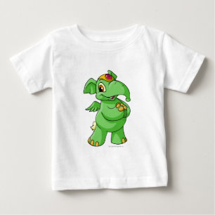 Camiseta Para Bebê Verde de Elephante