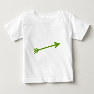 Camiseta Para Bebê Verde de Seta 15° O MUSEU Zazzle Dons