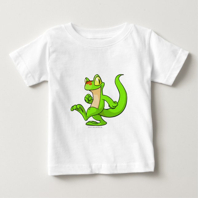Camiseta Para Bebê Verde de Techo (Frente)