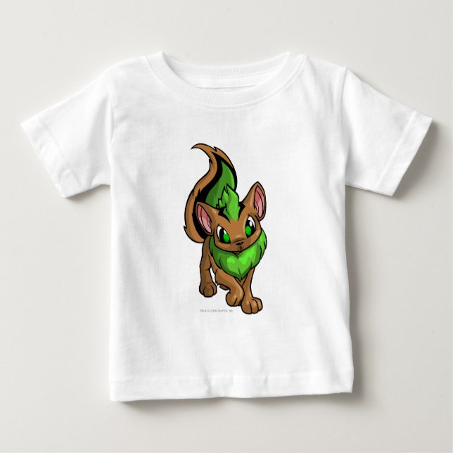 Camiseta Para Bebê Verde de Xweetok (Frente)