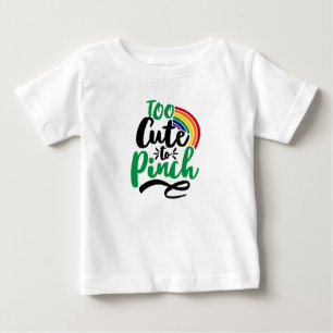 Camiseta Para Bebê Verde muito bonito para Rua de Pinch. Gráfico do 