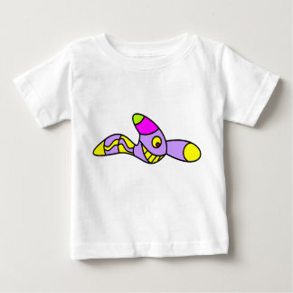 Camiseta Para Bebê verme engraçado