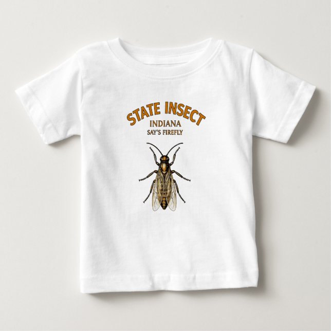 Camiseta Para Bebê Vermelhinho de Indiana (Frente)