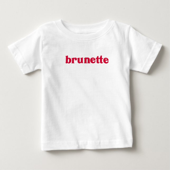 Camiseta Para Bebê vermelho (Frente)