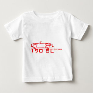 Camiseta Para Bebê Vermelho 190SL