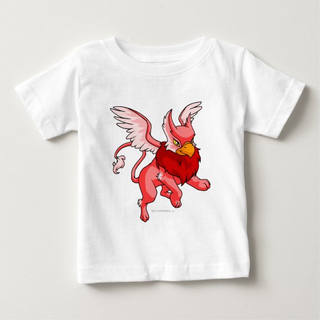 Camiseta Para Bebê Vermelho do Eyrie (Frente)