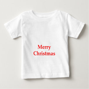Camiseta Para Bebê Vermelho do Feliz Natal os presentes de Zazzle do