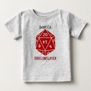 Camiseta Para Bebê Vermelho morre o roupa impressionante do geek