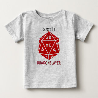 Camiseta Para Bebê Vermelho morre o roupa impressionante do geek