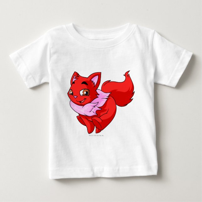 Camiseta Para Bebê Vermelho Wocky (Frente)