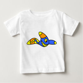Camiseta Para Bebê vermes engraçados do jangocreation