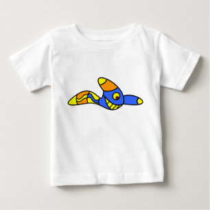 Camiseta Para Bebê vermes engraçados do jangocreation