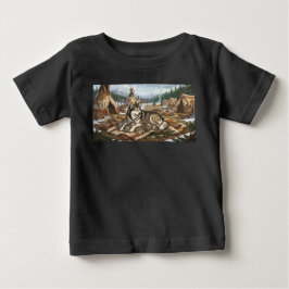 Camiseta Para Bebê Versão Malamute Mãe 2