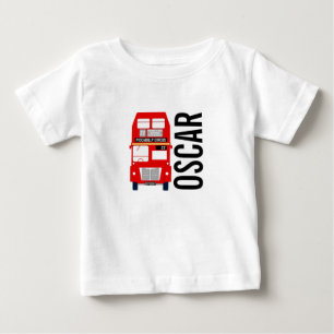 Camiseta Para Bebê Veste do bebê de Gerber do ônibus de Londres