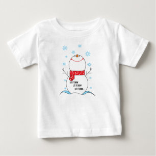 Camiseta Para Bebê Vestido de Babá com Babados