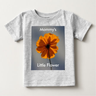 Camiseta Para Bebê Vestido De Bebê Da Flor De mamãe