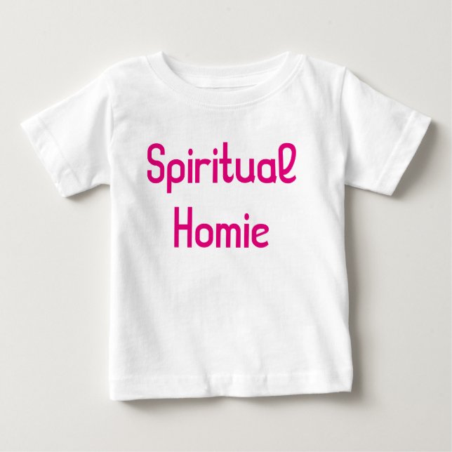 Camiseta Para Bebê Vestido "Home Espiritual" (Frente)