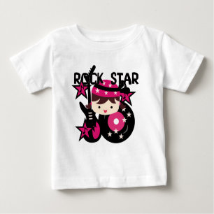 Camiseta Para Bebê Vestido sem mangas do bebê triguenho da menina da
