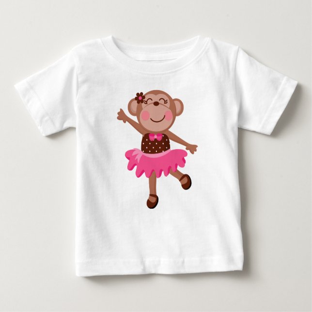 Camiseta Para Bebê Vestido sem mangas para bebezinho feminino Bailari (Frente)