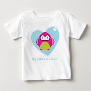 Camiseta Para Bebê VESTUÁRIO: coruja - galinha