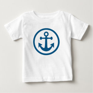 Camiseta Para Bebê Vestuário de ancoragem náutica