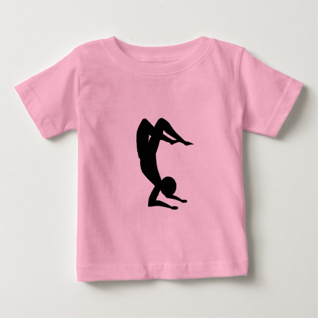 Camiseta Para Bebê Vestuário de bebê Yogi Ninja (Frente)