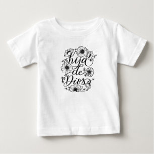 Camiseta Para Bebê Vestuário de design Hija de Dios