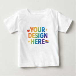 Camiseta Para Bebê Vestuário Personalizável | DESIGN AQUI