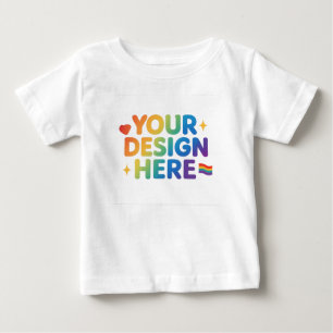 Camiseta Para Bebê Vestuário Personalizável DESIGN AQUI