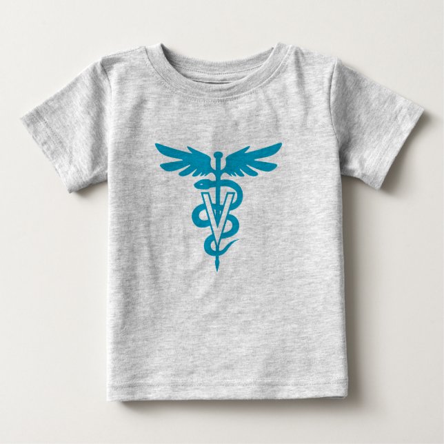 Camiseta Para Bebê Vet Tech - Veterinary Symbol (Frente)