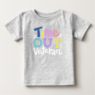 Camiseta Para Bebê Veterano de Fora do Tempo