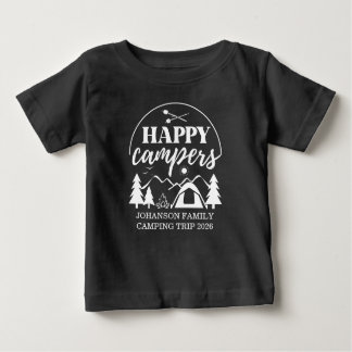 Camiseta Para Bebê Viagem de Campanha Familiar