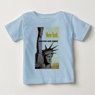 Camiseta Para Bebê Viagem para Nova York