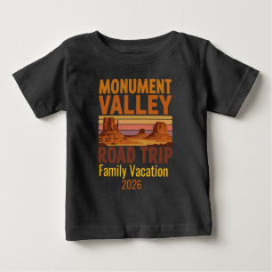 Camiseta Para Bebê Viagem pela Estrada Monument Valley: Aventura Cêni