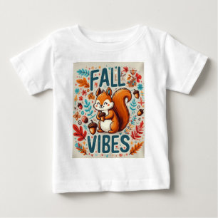 Camiseta Para Bebê Vibes de outono 4