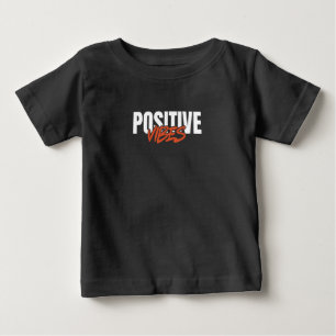 Camiseta Para Bebê Vibes Positivas
