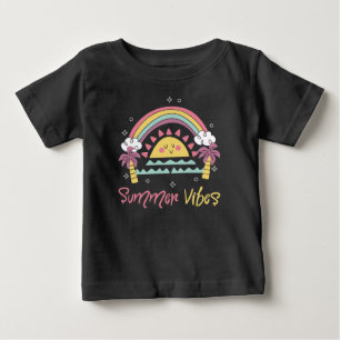 Camiseta Para Bebê Víblias de Verão: Bonitas roupas de Design de Verã