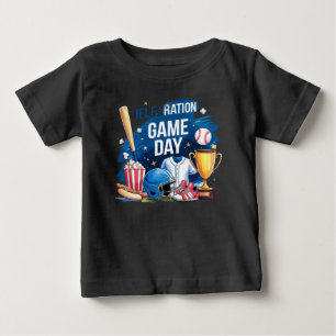 Camiseta Para Bebê Víblias do Dia do Jogo