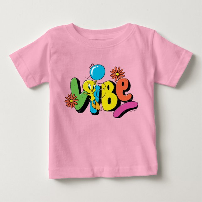 Camiseta Para Bebê Vibração do TWEETY™ (Frente)