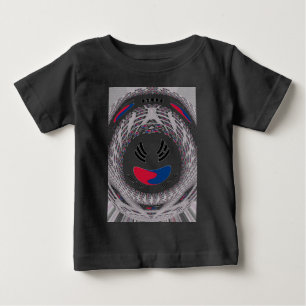 Camiseta Para Bebê Vibrações Coreanas: Uma Mensagem de Paz
