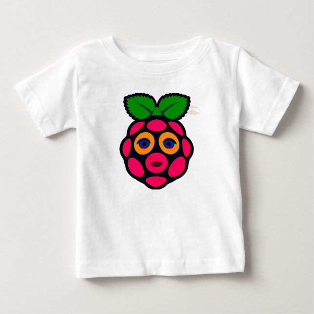 Camiseta Para Bebê 🍓 Vibrante Presente de Fruta de Bebê Fofa de Fram (Frente)