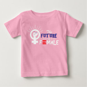 Camiseta Para Bebê Vice-Presidente Kamala Harris Future é Mulher
