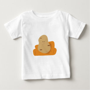 Camiseta Para Bebê Viciado em televisão