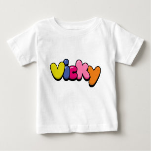 Camiseta Para Bebê Vicky